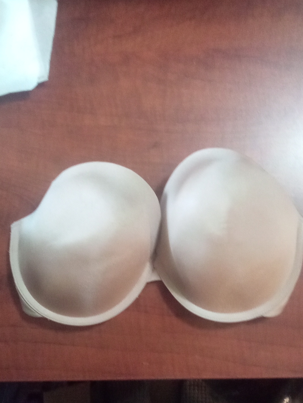 * Felina Convertible Strapless Nude Smooth T-Shirt Bra 32DDD NWT $48